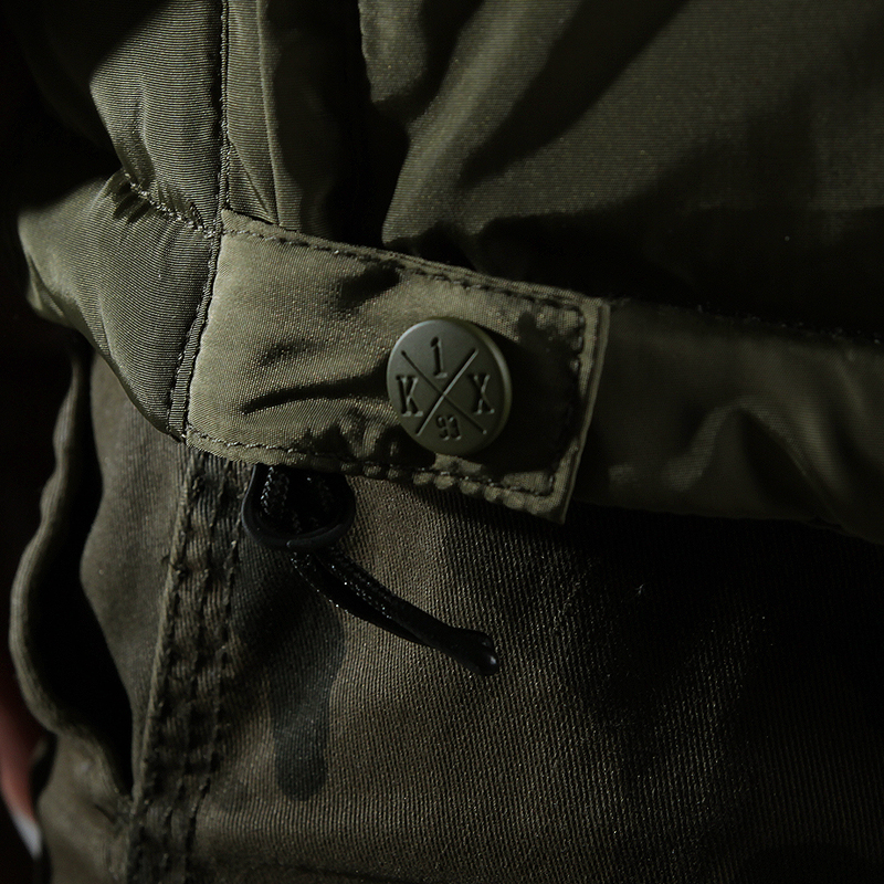 мужская оливковая куртка K1X Urban Hooded Halfzip MK3 1163-1200/3302 - цена, описание, фото 7